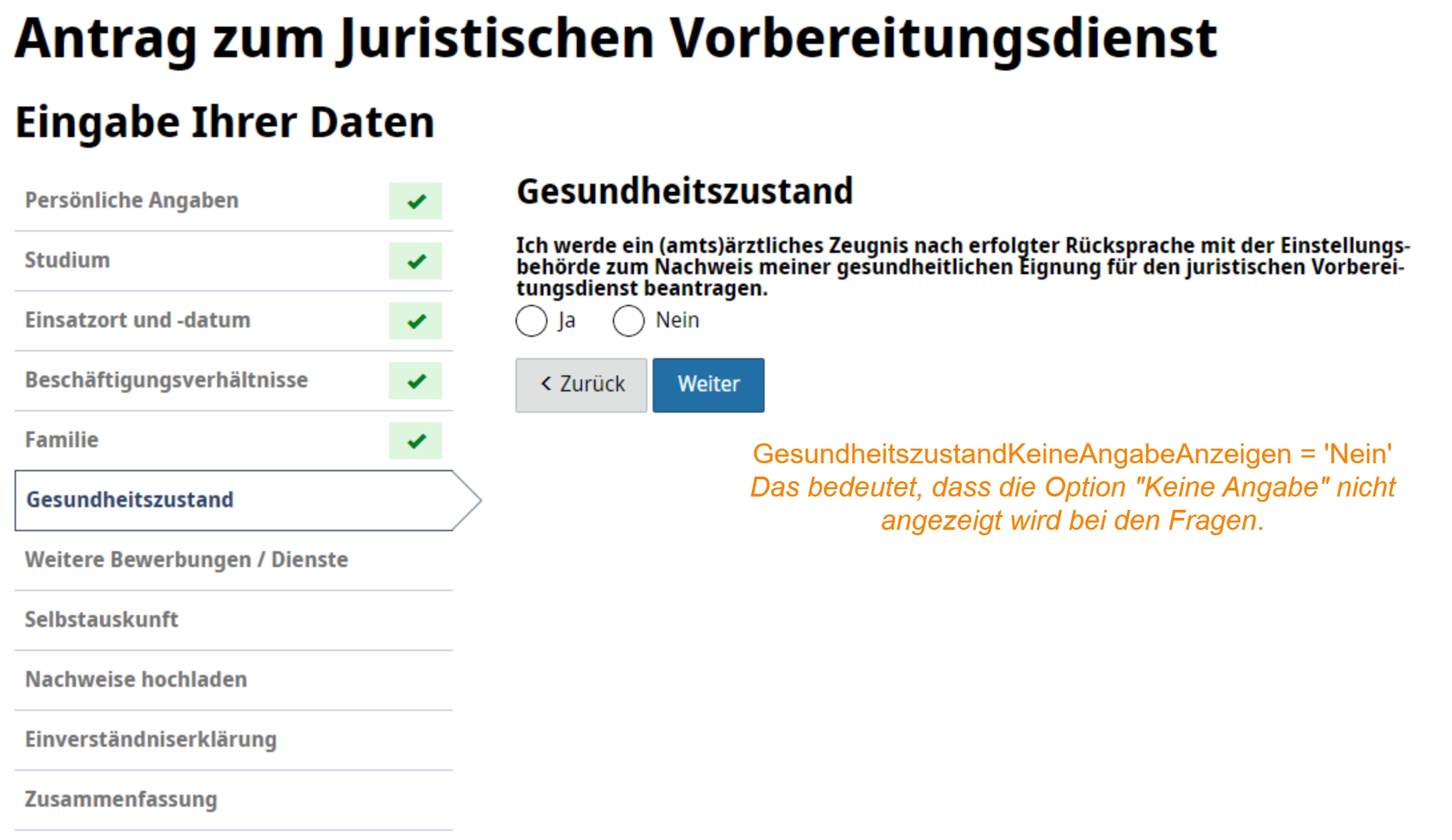 Gesundheitszustand 2