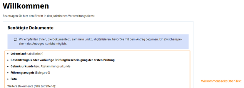 Darstellung Parametrierungsleitfaden