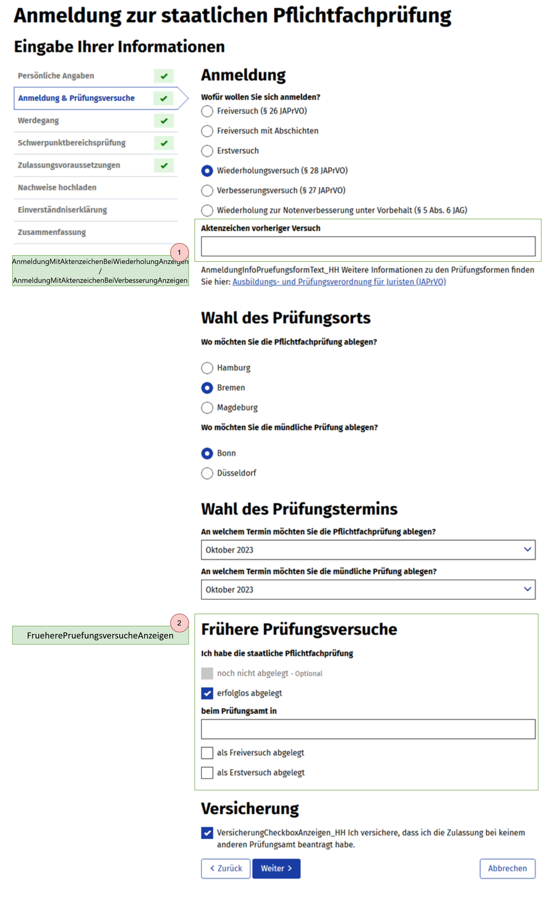 Anmeldung Pruefungsversuche 2025 1